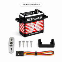 Servomoteur numérique sans balais étanche XQ-BLS8175D 75kg 8.4V avec engrenage en acier inoxydable et aluminium CNC pour drone quadricoptère