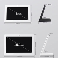 Nueva Tablet PC Android de 8 Pulgadas con Pantalla Táctil en Forma de L, Rockchip Quad Core 1.8GHz, 2GB 16GB, POE, NFC, WiFi, RJ45, 4G, para Restaurantes, POS, ROHS, 3 Años de Garantía