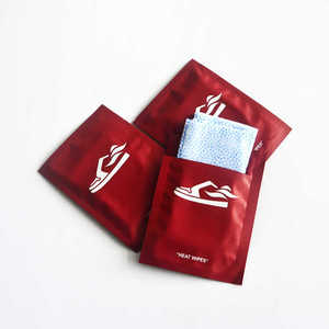 Adult Custom Disposable Athletic Shoes and Sneakers Cleaning Wet <strong>Wipes</strong> for All <strong>Types</strong> of Shoes - Product Image 5