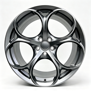 Rines <span class=keywords><strong>de</strong></span> Aleación Zorlen <span class=keywords><strong>de</strong></span> 5 Orificios, Diseño Trébol, 17-22 Pulgadas, 5x112 5x120, Estilo Deportivo Italiano, Compatibles con Giulia, Giulietta, A4 - Product Image 1