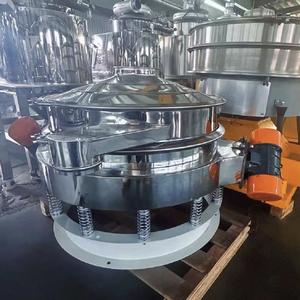 Nuevo polvo de partículas de carbonato de calcio de acero al carbono, máquina de tamizado por vibración automática, tamiz de descarga directa - Product Image 6