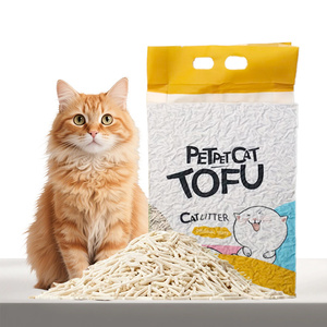 Arena para Gatos de Tofu Personalizada, se Puede Descargar en el Inodoro sin Derramar, Fragancia Natural, No Pungente - Product Image 3