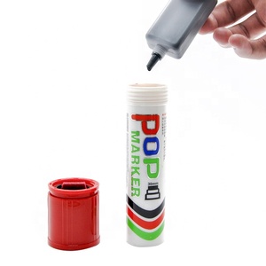 Cho SA10 Jumbo Áp phích viết <span class=keywords><strong>Marker</strong></span> thân thiện với môi bơm lại dầu dựa trên mực <span class=keywords><strong>10mm</strong></span> phẳng không thấm nước sơn vĩnh viễn bút chứng nhận - Product Image 2