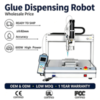 Robot Dispensador de Pegamento de Silicona Automático de 3 Ejes WATERUN para Escritorio, Bomba PLC, Precisión de 0.02mm, Velocidad de 0.1-800mm/s, Programación, 1 Año de Garantía
