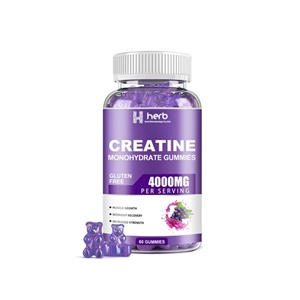 Compléments alimentaires de santé OEM/ODM à marque privée, pré-entraînement, autres suppléments, nutrition sportive, gommes à la créatine monohydrate - Product Image 1