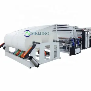 Full Automatic Kitchen Towel / Toilet Tissue Paper Roll Making Machine Production Line
