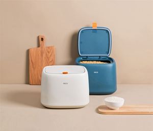Hộ gia đình nhà bếp công suất lớn gạo hộp nhựa côn trùng bằng chứng lưu trữ Dispenser chân không gạo container - Product Image 1