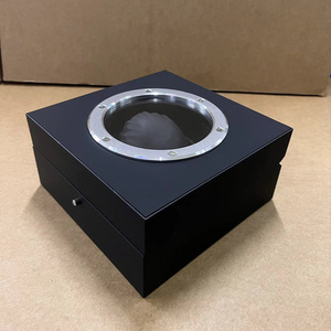 Factory Direct Custom Black Luxury <b>Watch</b> Box Set with Transparent Display Window High-End Brand <b>Watch</b> <b>Case</b>&Gift box for Men - Product Image 4