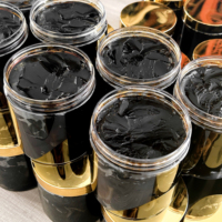 Savon Noir Africain Brut Végétalien Contrôle du Sébum Nettoyant Hydratant Peau Éclatante Savon Corporel Noir Fait Main