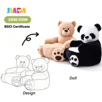 Meilleures ventes : Canapé paresseux en peluche Panda dessin animé, Jouets en peluche animaux en peluche, Chaise licorne en peluche mignonne pour enfants avec logo personnalisé