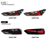 Luz de Freno Trasera LED para Toyota Camry 2018-2023, Precio de Fábrica, Conector de Cableado Transparente, Fácil Instalación