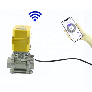 Válvula de agua inteligente personalizada, Control de actuador móvil WiFi, válvulas eléctricas de puerto completo accionadas por CC y CA - Product Image 6