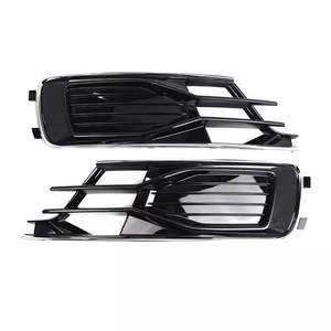 Calandre de pare-chocs avant Audi A6 C7 2016-2018, enjoliveurs de feux antibrouillard, pièces de mise à niveau style RS en ABS - Product Image 3