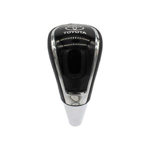 Poignée de levier de vitesses automatique Toyota en cuir noir ergonomique, accessoire intérieur de voiture - Product Image 2