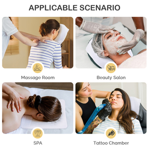 Fundas de Reposacabezas en Forma de U con Logotipo Personalizado, Toallas para Camillas de Masaje para Spa, Salón de Belleza y Cuidado Personal - Product Image 6