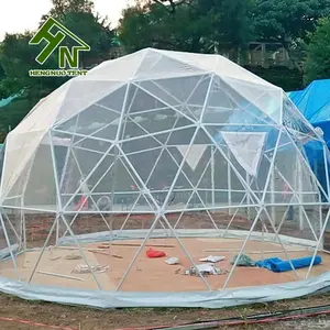 Toptan fiyat plastik şeffaf balon çadır alüminyum etkinlik çadırı kubbeler kamp tesisi için parti etkinlik çadırı etkinlik çadırı yuvarlak