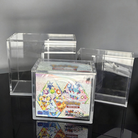 Boîtier acrylique transparent personnalisé, durable, version anglaise, en plexiglas, pour boosters ETB, UPC, SPC, TCG