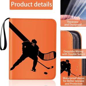 Y Y อัลบั้มรูปหนัง PU แบบพกพาปรับแต่งได้พร้อมซิปสำหรับใส่บัตรสะสม - Product Image 4