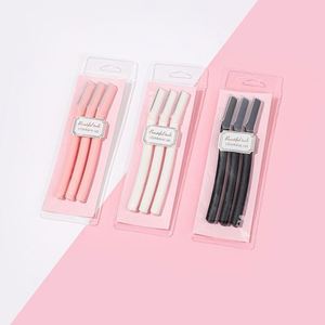 Cuchilla Profesional para Recortar Cejas, 3 Piezas, Marca Privada con Logotipo, Fácil de Usar, Rasuradora de Cejas - Product Image 1
