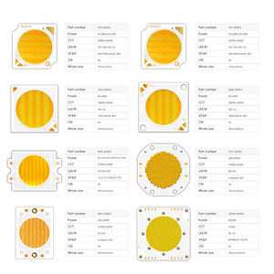 Modulo LED COB Bicolore 150W+150W Chip LED COB 5555 Bianco Caldo 2700K 6500K Alta Luminosità per Illuminazione Cinematografica e Fotografica - Product Image 2