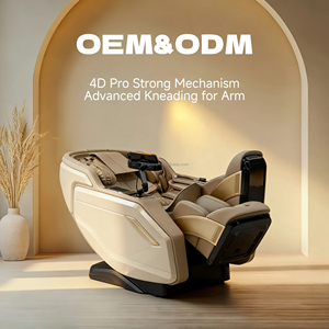 เก้าอี้นวดระบบ AI ระดับไฮเอนด์ 4D Zero Gravity พร้อมรีโมทไร้สาย ลูกกลิ้งนวดเท้า สำหรับใช้งานเชิงพาณิชย์ จากโรงงาน OEM โดยตรง - Product Image 4
