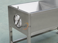 Elektrische automatische roestvrijstalen machine voor het snijden van groenten, fruit, pompoen, watermeloen en het scheiden van papaja.
