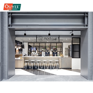 โครงการร้านกาแฟดีไซน์ใหม่พร้อมเฟอร์นิเจอร์ครบชุด ระบบตู้โชว์แบบบานเลื่อน - Product Image 3