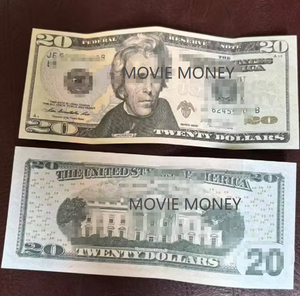 <span class=keywords><strong>20</strong></span>$ Billets de banque américains en papier pour les ancêtres - Accessoires de fête pour Halloween, mariage, anniversaire - Product Image 2