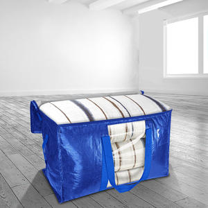 ถุงผ้าโพลีเอทิลีนสำหรับจัดเก็บเสื้อผ้า, ถุงเก็บของหนากันความชื้นแบบถือได้จุได้เยอะ - Product Image 5