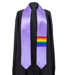 Rainbow LGBTQ + ผ้าพันคอมีสายคาดเอวลายธงเเกเกเกรเยอร์ภูมิใจในงานรับปริญญาของขวัญจบการศึกษาสำหรับนักเรียนต่างชาติ - Product Image 1