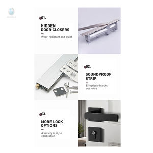 Porte cachée panneau de bois porte cachée porte secrète en bois chambre - Product Image 4