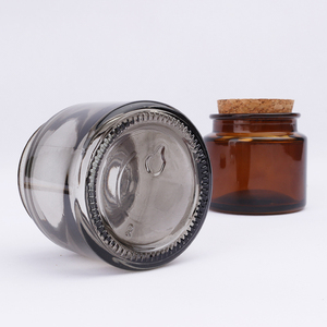 Barattolo in <span class=keywords><strong>Vetro</strong></span> Mini da 3oz con Coperchio in Sughero, Contenitore Vuoto in <span class=keywords><strong>Vetro</strong></span> Spesso <span class=keywords><strong>per</strong></span> Candele Fai-da-Te in Cera <span class=keywords><strong>di</strong></span> Soia e Aromaterapia - Product Image 5