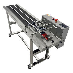 Machine de pagination automatique à grande vitesse à moteur, alimentée par friction, pour le comptage de boîtes en carton/plastique de qualité alimentaire sur convoyeur - Product Image 3