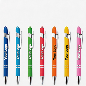 Bolígrafo con Recubrimiento Suave al Tacto, Bolígrafo Promocional con Logotipo Personalizado, Punta Metálica, Directo de Fábrica - Product Image 1