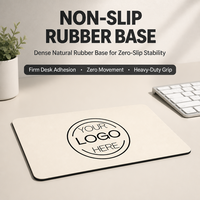 Tapis de souris vierges en caoutchouc Tigerwings à sublimation personnalisée avec logo d'entreprise - Tapis de bureau pour commandes en gros