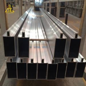 Di vetro Della Parete Divisoria In Alluminio Profili Estrusi di Grandi Dimensioni Personalizzato Piazza Industriale Profilo In Alluminio 6061 6082 6063 - Product Image 2