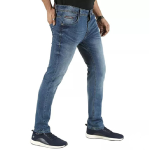 Jeans Homme Prix de Gros 2026 Nouveaux Modèles Élégants 100% Haute Qualité Écologiques Respirants Taille Mi-Haute Coupe Droite Personnalisés - Product Image 2