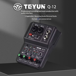 Tarjeta de Sonido de Grabación de <span class=keywords><strong>Computadora</strong></span> Personalizada 2022, Modelo Q12 Sin Necesidad de Instalación de Controladores, Fabricada en China, Molde Personalizado - Product Image 2