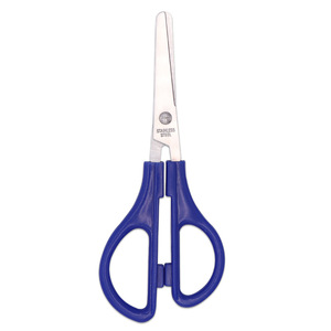 Office Scissors 143mm Stainless Steel Straight Blade For Paper Cutting Student Use - Product Image 4