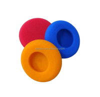 Bantalan telinga busa pengganti 70*38*10mm, penutup bantalan untuk headset, aksesori Headphone spons bantalan telinga