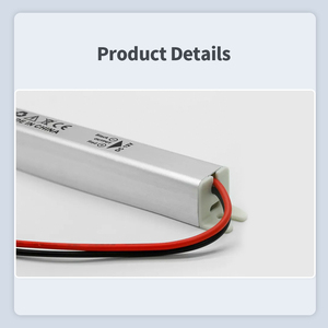 Hot Selling 12v 6a 72w Super Slim 18*18mm ultra Thin Power Supply for <strong>LED</strong> Lights and Narrow Install Environment