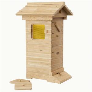 Mini tổ ong Bee Hive 10 x tự động mật ong khung + nhà siêu brood Hộp linh sam - Product Image 3