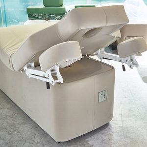 Hot Selling White <b>Electric</b> Massage <b>Table</b> 3 Motors <b>Electric</b> Beauty Equipment Cosmetic Massage Bed Customizable colors - Product Image 4