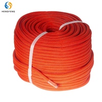Cordon en macramé en nylon solide certifié, corde ronde de luxe, finition de revêtement de 9,8 mm pour l'escalade, les vêtements, les sacs