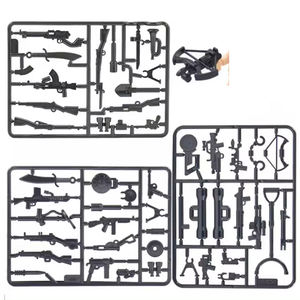 Nuevo estilo, rifle de <span class=keywords><strong>ballesta</strong></span>, <span class=keywords><strong>pistola</strong></span>, educativo y DIY juguete, accesorio de soldado de la Segunda Guerra Mundial, juego de bloques de construcción militar del ejército - Product Image 1
