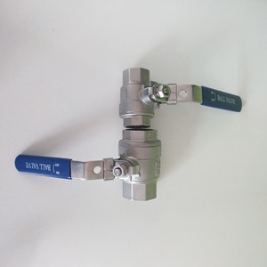 Vanne à bille en acier inoxydable 304, filetée 1 pouce, manuelle, pour milieux corrosifs - Product Image 1