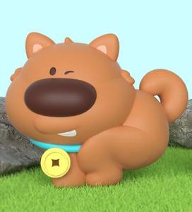 Venta al por mayor Colección Lucky Wealth-Caja ciega sorpresa con muñeca Shiba Inu 3D y accesorios para monedas - Product Image 5