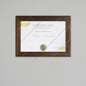 Durable Pine Wood Picture <b>Frame</b> <b>A4</b> Size Export Quality for Home Furnishing or Gift Shop Solid Wood <b>Certificate</b> Holder - Product Image 5