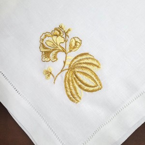 Serviettes carrées en lin 100% brodé à la main, personnalisables avec initiales et monogrammes, en lin noir lavé, taille et couleur personnalisables pour mariage - Product Image 3
