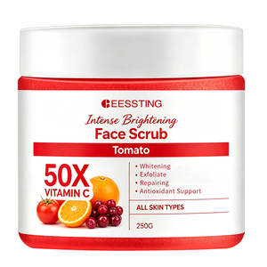 Gommage Visage et Corps Bio en Gros à la Vitamine C, Éclaircissant, Exfoliant, Hydratant, Nettoyant en Profondeur, à la Tomate - Product Image 5